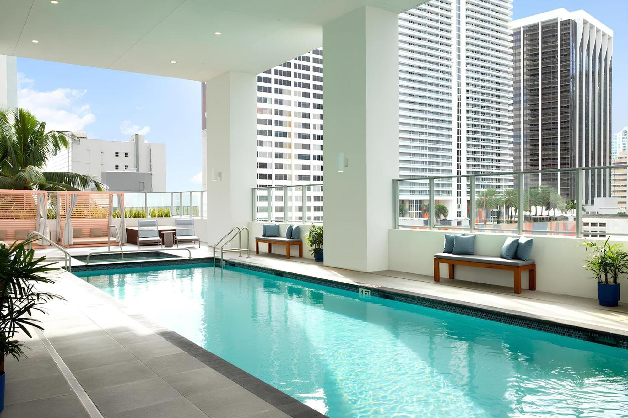 New Luxury Downtown Apartment - Gym Pool Workspace Miami Exterior photo